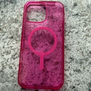 iPhone 16 Pro Max. ZAGG Glittery Pink Phone Case